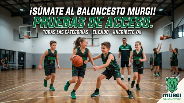 ¡El Club Baloncesto Murgi abre sus puertas! Arrancan las Pruebas de Acceso para la nueva temporada